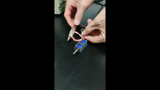 Fast Switching Speed Stroke 3mm DC 8V Mini Push Pull Bistable Solenoid 